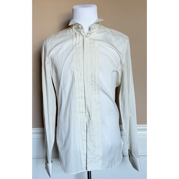Gucci Soft White Tuxedo Dress Shirt 41/16 Italy 581433 Italy NWT